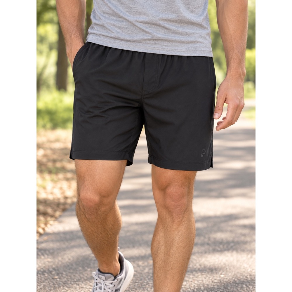 Public Rec ADED Shorts Mens 32 Black Lined Athletic Gym Training Running